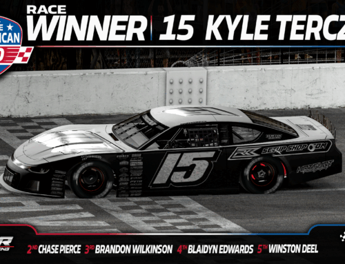 Terczak Overcomes Early Crash to Win 28th Annual Online All American 400!