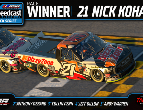 Kohan Comes in Clutch, Takes Talladega win!